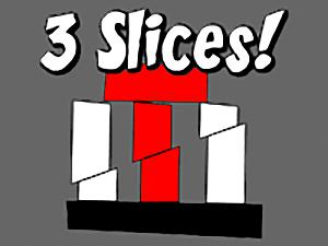 3 Slices: A puzzle game where you strategically slice shapes to remove the required percentage. Test your slicing skills now!